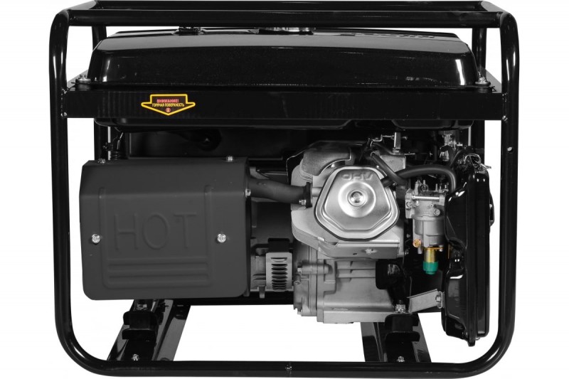 HUTER генератор бензиновый (DY8000L 4-х тактный, бенз., OHV, с возд. охл. 15л.с.; 420см3; макс.-7,0кВт; ном.-6,5кВт; 220V; ручной; бак 25л; масло 1,1л; 74ДБ 71кг )