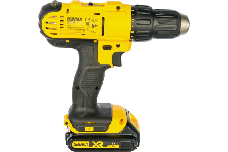 Шуруповерт аккумуляторный DEWALT (DCD 771 C2 ; 2 АКБ; 42 Нм)