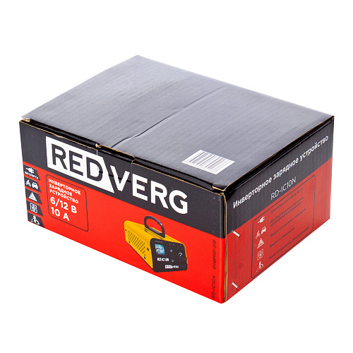 REDVERG устройство зарядное инверторное (RD-IC10N; напряжение зарядки 6/12V; 400Вт; ток заярдки 2,5-10А)