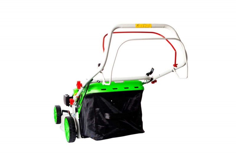 Газонокосилка бенз. самоходная REDVERG (RD-GL46S; двиг.GP145-F; 2,7л.с.; ш.ск.46см; в.ск.30-80мм; травосб.70л; травосб. ткань/пл.; дека сталь; бок.выб.-есть; мульч.-есть.; 30кг)