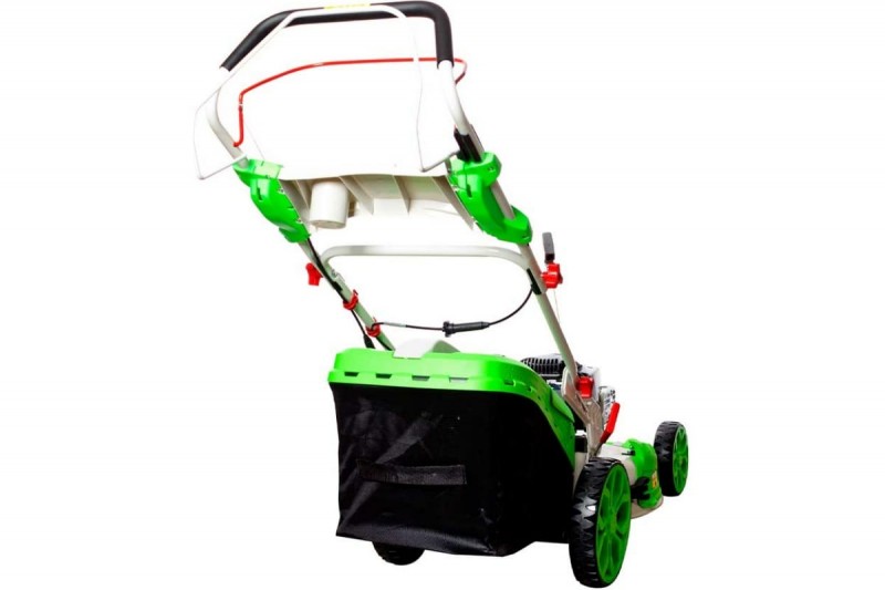 Газонокосилка бенз. самоходная REDVERG (RD-GL51SB; двиг.Briggs&Stratton625E; 3,2л.с.; ш.ск.51см; в.ск.30-80мм; травосб.70л; травосб. ткань/пл.; дека сталь; бок.выб.-есть; мульч.-есть.; 33,5к)