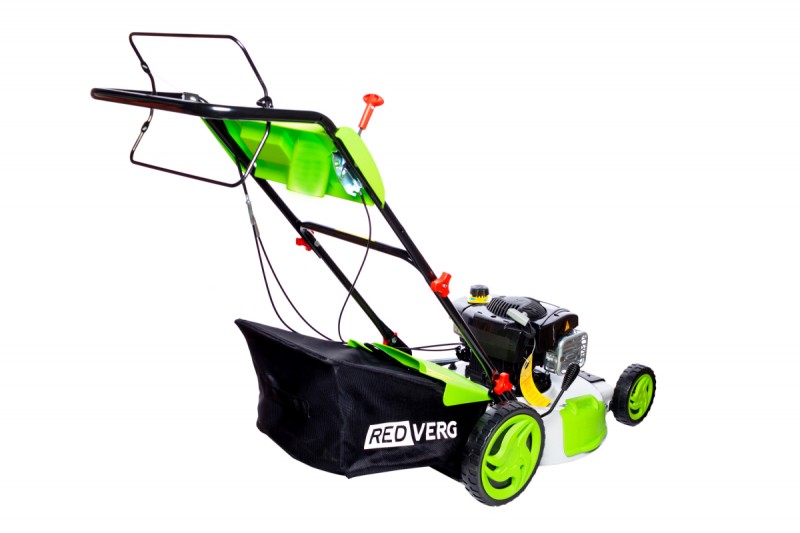 Газонокосилка бенз. самоходная REDVERG (RD-GLM510GS-BS; двиг.625EXi SERIES; 5,6л.с.; ш.ск.51см; в.ск.25-75мм; травосб.50л; травосб. ткань/пл.; дека сталь; бок.выб.-есть; мульч.-есть.; 32,5кг)