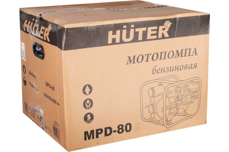 Мотопомпа для грязной воды HUTER (MPD 80 )