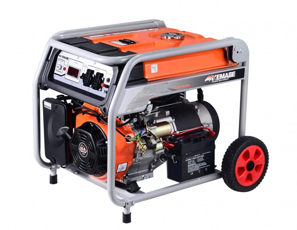 TOR генератор бензиновый (KM9500H макс.-7,5кВт; ном.-7кВт; 220V)