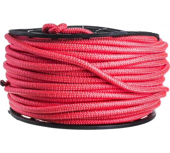 Веревка ЭБИС (плетеная; ПП; красный; 100м; 12мм; 72290)